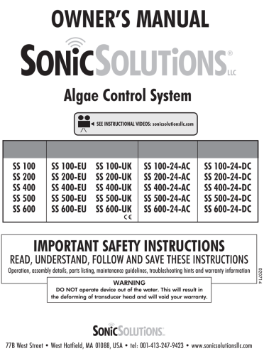 SS-BROCHURE_Owner's Manual