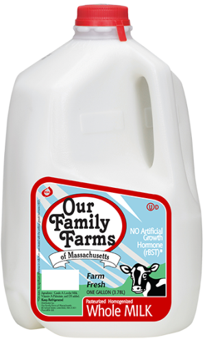 Our Family Farm PACKAGING: Gallon Whole Milk - The Benjamin Company