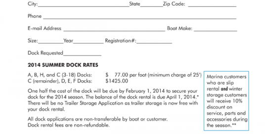 Oxbow Marina-Dock Form 2014