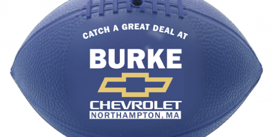 Burke Chevy-LOGO on football