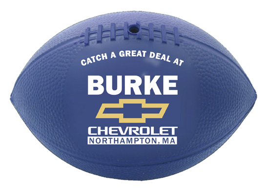 Burke Chevy-LOGO on football