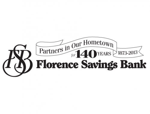 Florence Savings Bank  LOGO: 140th B&W