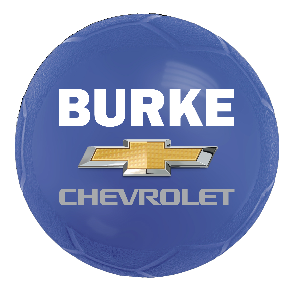 BLUE Soccer Ball with Burke LOGO